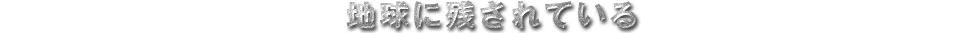 地球に残されている