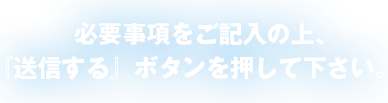 必要事項をご記入の上、送信するボタンを押して下さい。